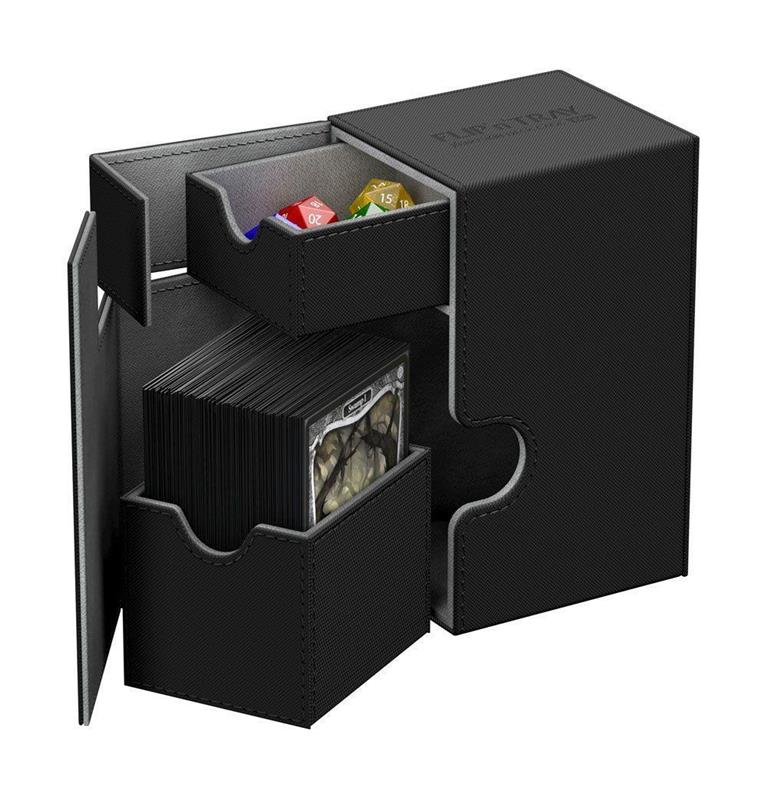 Ultimate Guard Flip´n´Tray Deck Case 80+ Standardgröße XenoSkin Schwarz
