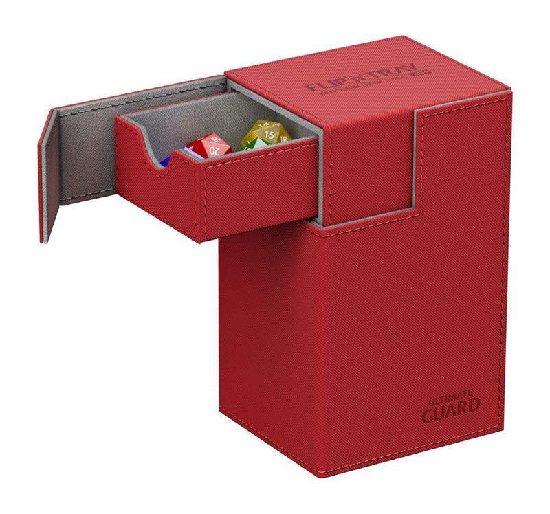 Ultimate Guard Flip´n´Tray Deck Case 80+ Standard Size XenoSkin Red