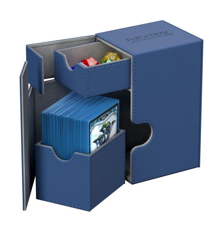 Ultimate Guard Flip´n´Tray Deck Case 80+ Standardgröße XenoSkin Blau