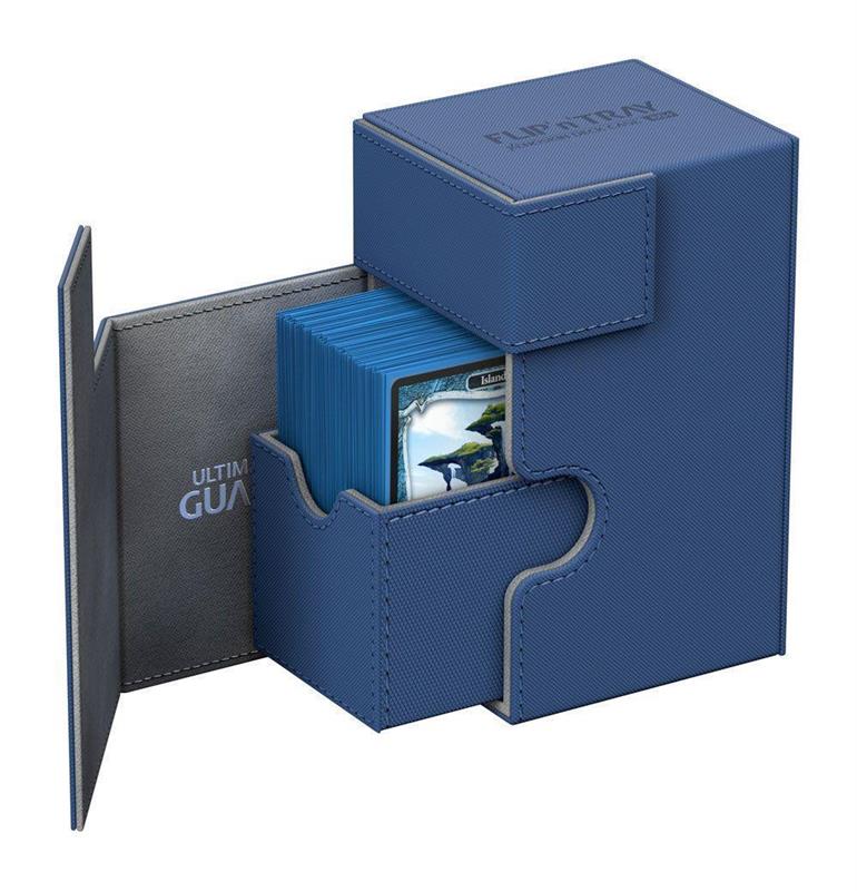 Ultimate Guard Flip´n´Tray Deck Case 80+ Standard Size XenoSkin Blue