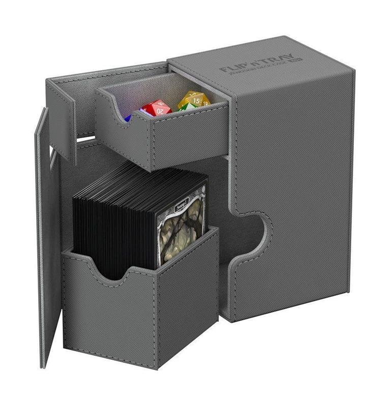 Ultimate Guard Flip´n´Tray Deck Case 80+ Standardgröße XenoSkin Grau