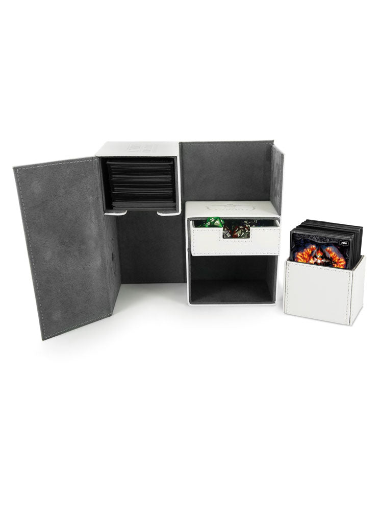 Ultimate Guard Twin Flip´n´Tray Deck Case 160+ Standardgröße XenoSkin™ Weiß