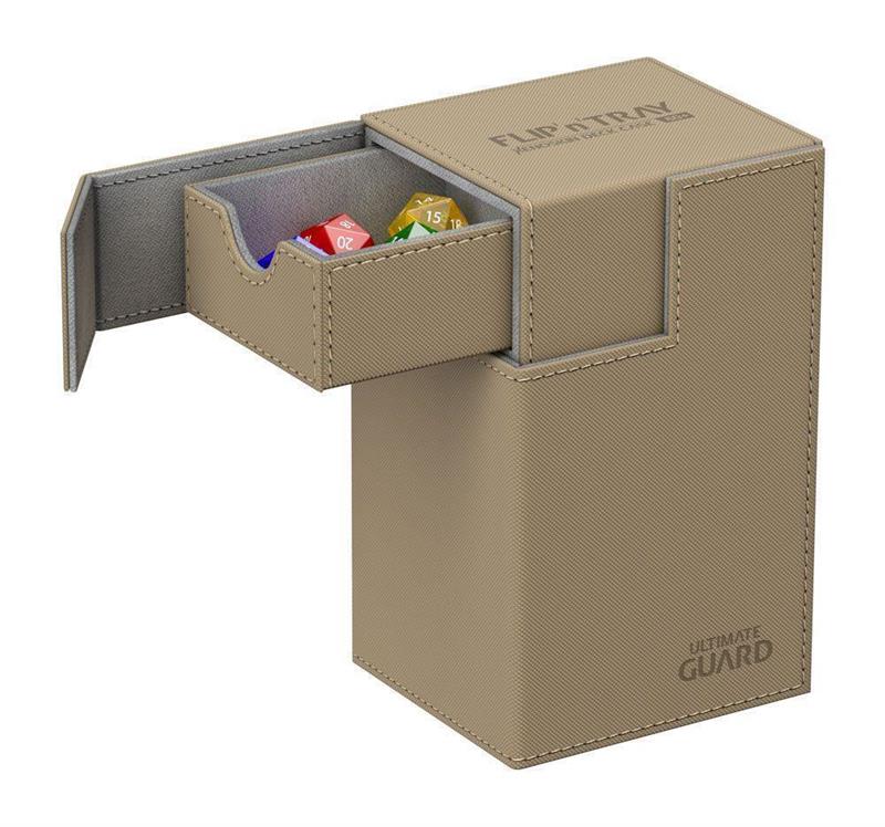 Ultimate Guard Flip´n´Tray Deck Case 80+ Standardgröße XenoSkin™ Sand