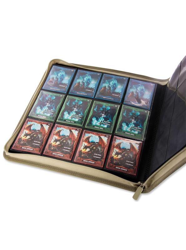 Ultimate Guard 12-Pocket QuadRow ZipFolio XenoSkin Sand