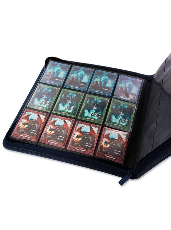 Ultimate Guard 12-Pocket QuadRow ZipFolio XenoSkin Dunkelblau