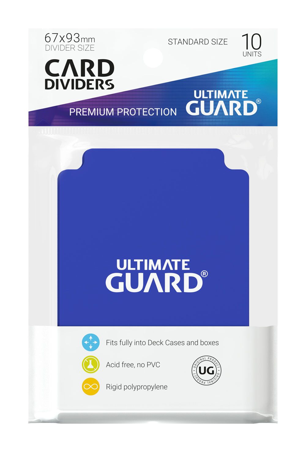 Ultimate Guard Card Dividers Standard Size Blue (10)