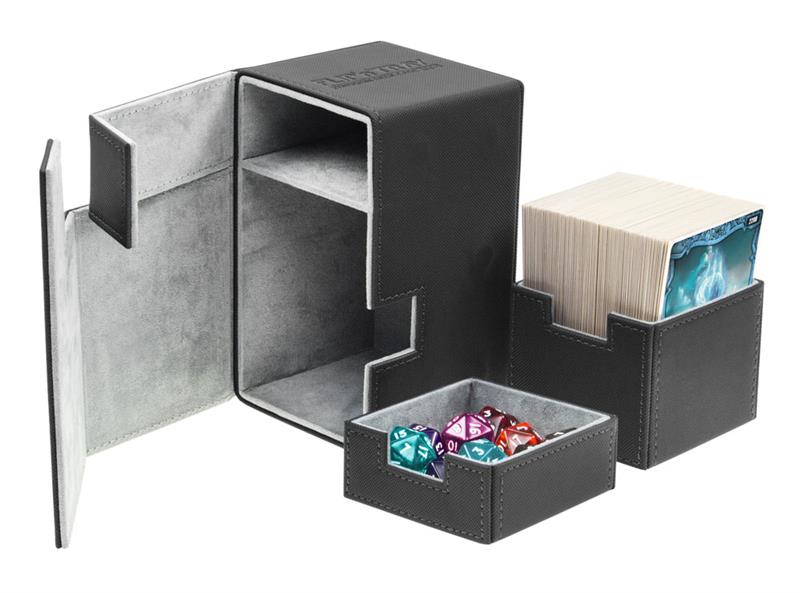 Ultimate Guard Flip´n´Tray Deck Case 100+ Standardgröße XenoSkin Schwarz