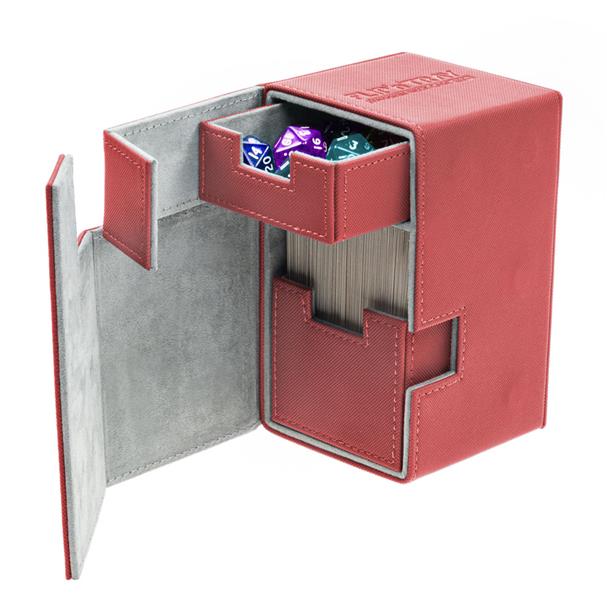 Ultimate Guard Flip´n´Tray Deck Case 100+ Standard Size XenoSkin Red