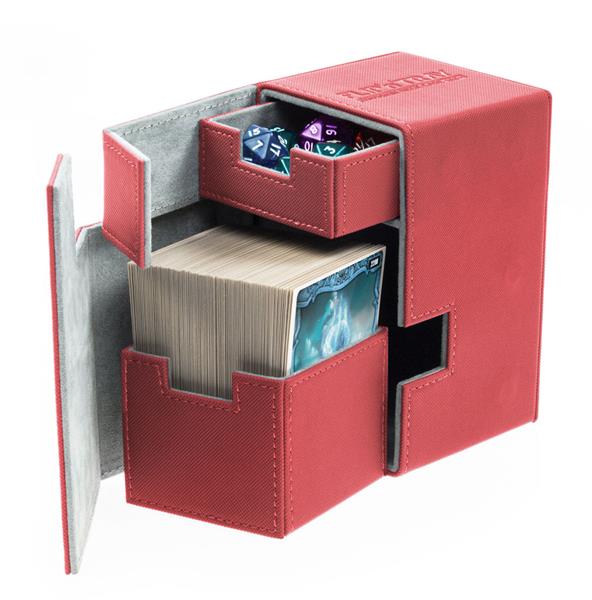 Ultimate Guard Flip´n´Tray Deck Case 100+ Standardgröße XenoSkin Rot
