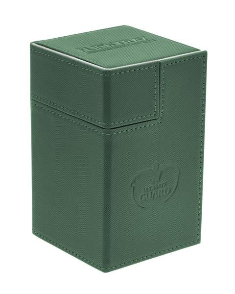 Ultimate Guard Flip´n´Tray Deck Case 100+ Standardgröße XenoSkin Grün