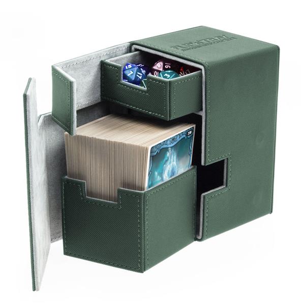 Ultimate Guard Flip´n´Tray Deck Case 100+ Standardgröße XenoSkin Grün