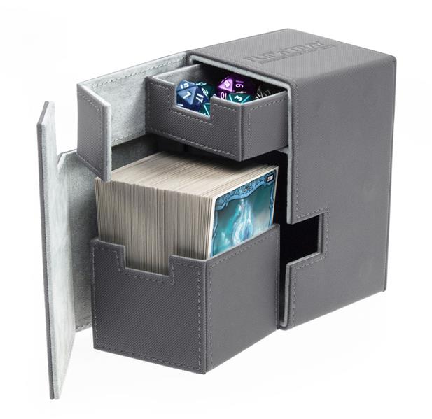 Ultimate Guard Flip´n´Tray Deck Case 100+ Standardgröße XenoSkin Grau
