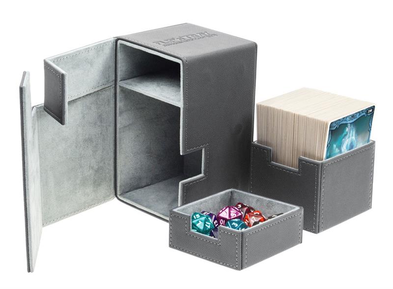 Ultimate Guard Flip´n´Tray Deck Case 100+ Standardgröße XenoSkin Grau