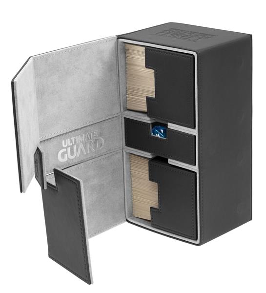 Ultimate Guard Twin Flip´n´Tray Deck Case 200+ Standard Size XenoSkin Black