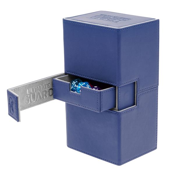Ultimate Guard Twin Flip´n´Tray Deck Case 200+ Standardgröße XenoSkin Blau