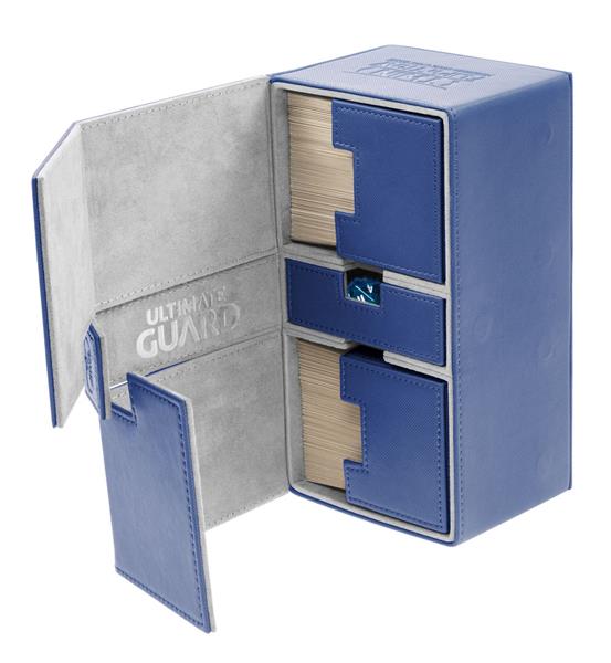 Ultimate Guard Twin Flip´n´Tray Deck Case 200+ Standardgröße XenoSkin Blau