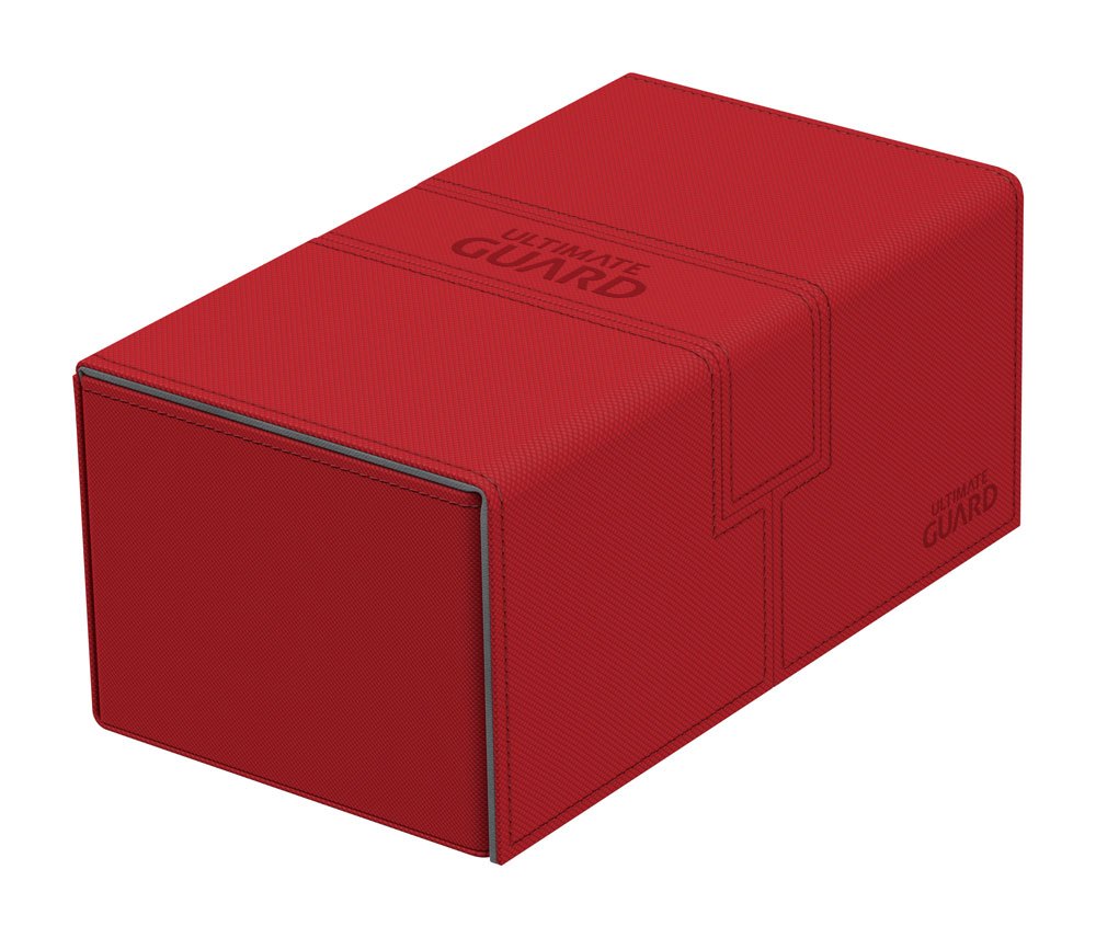Ultimate Guard Twin Flip´n´Tray Deck Case 200+ Standardgröße XenoSkin Rot