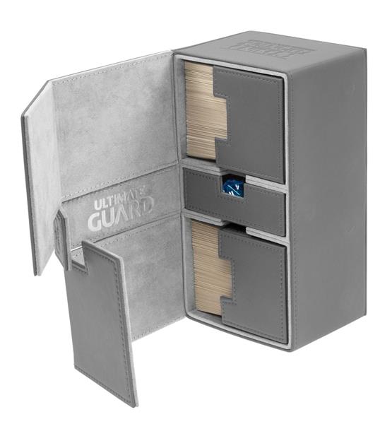 Ultimate Guard Twin Flip´n´Tray Deck Case 200+ Standard Size XenoSkin Grey