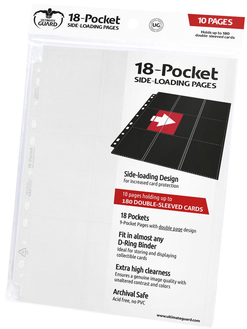 Ultimate Guard 18-Pocket Pages Side-Loading Weiß (10)