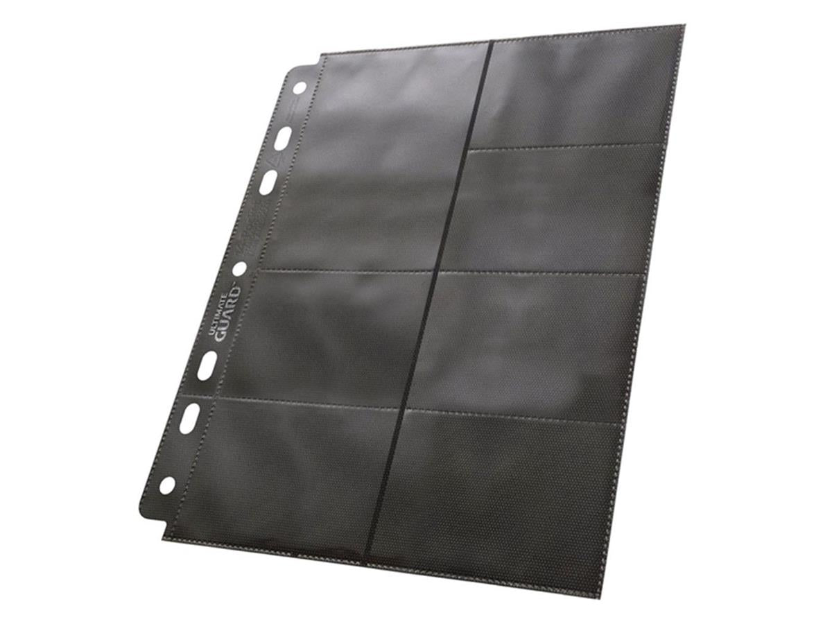 Ultimate Guard 14-Pocket Compact Pages Standardgröße & Mini American Schwarz (10)