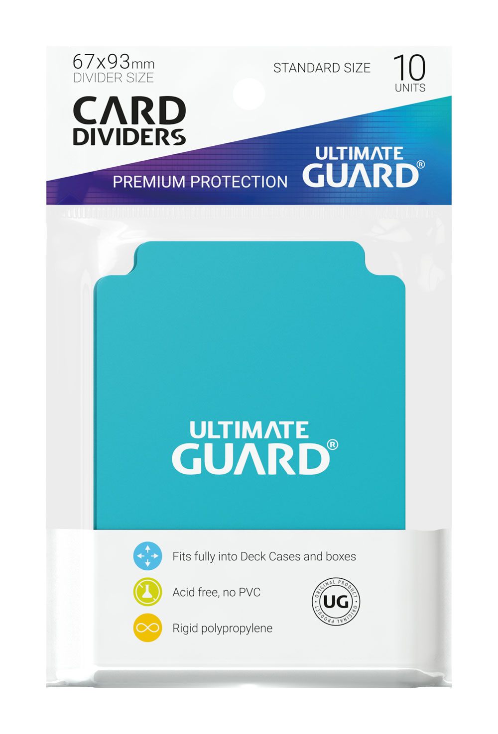 Ultimate Guard Kartentrenner Standardgröße Aquamarin (10)