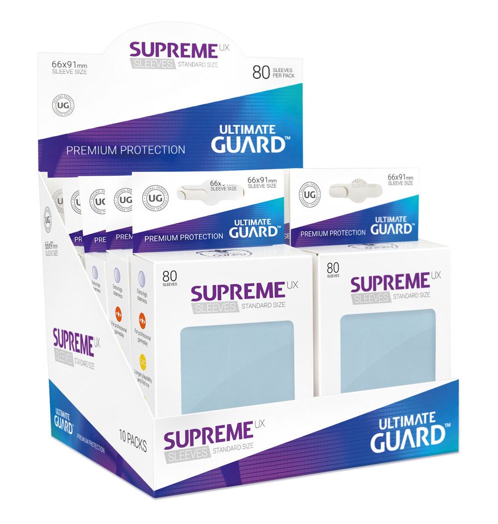 Ultimate Guard Supreme UX Sleeves Standardgröße Transparent (80)