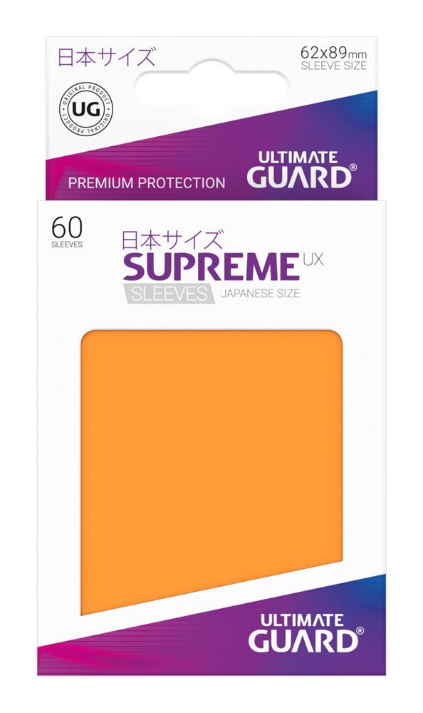 Ultimate Guard Supreme UX Sleeves Japanese Size Orange (60)