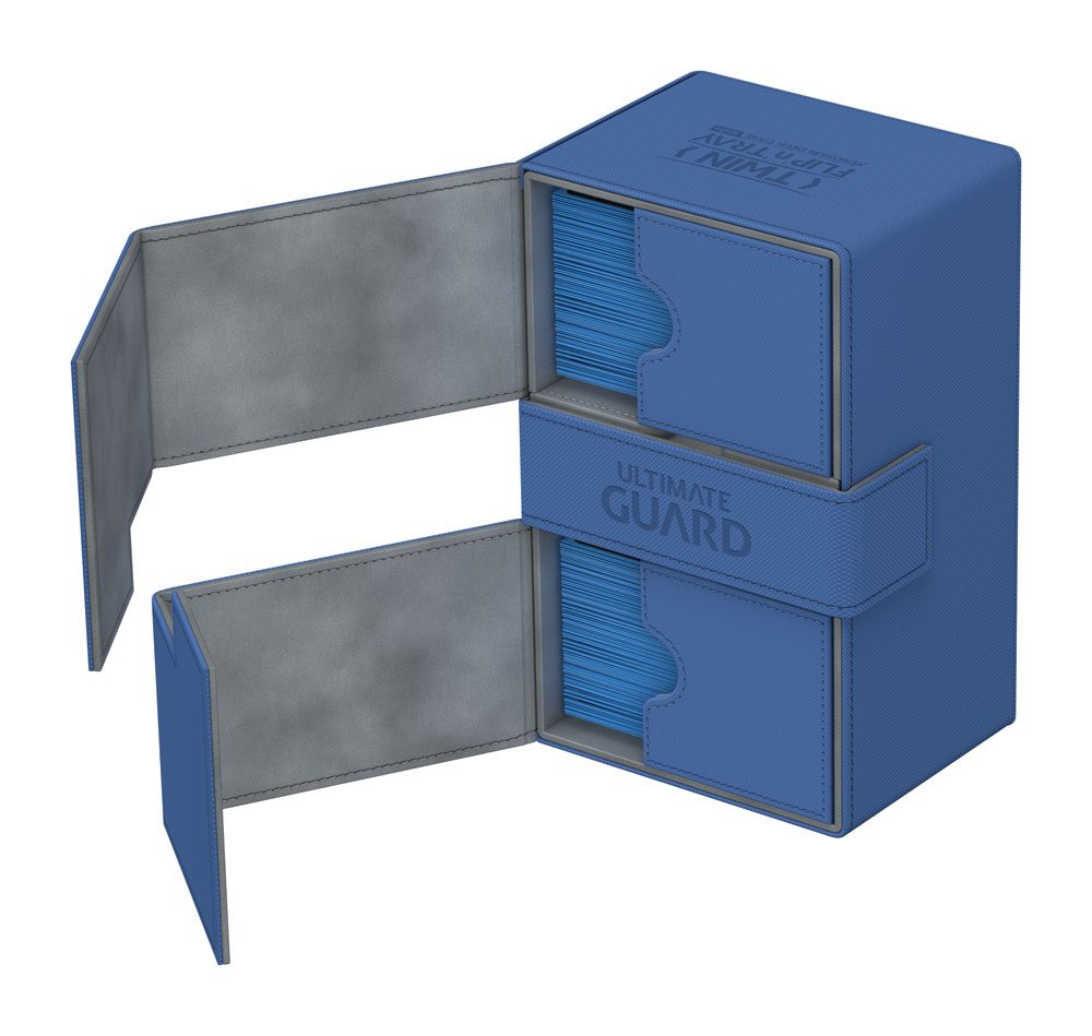Ultimate Guard Twin Flip´n´Tray Deck Case 160+ Standardgröße XenoSkin Blau