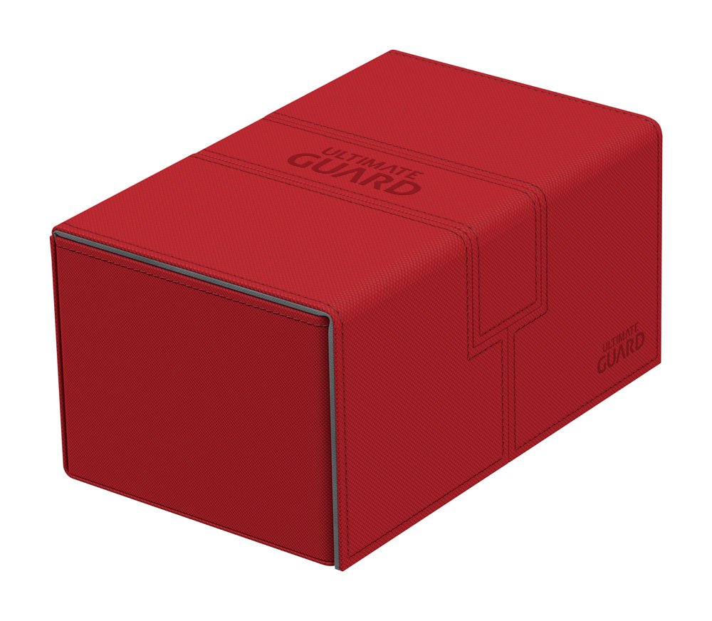 Ultimate Guard Twin Flip´n´Tray Deck Case 160+ Standardgröße XenoSkin™ Rot
