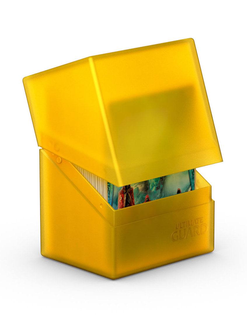 Ultimate Guard Boulder Deck Case 80+ Standard Size Amber