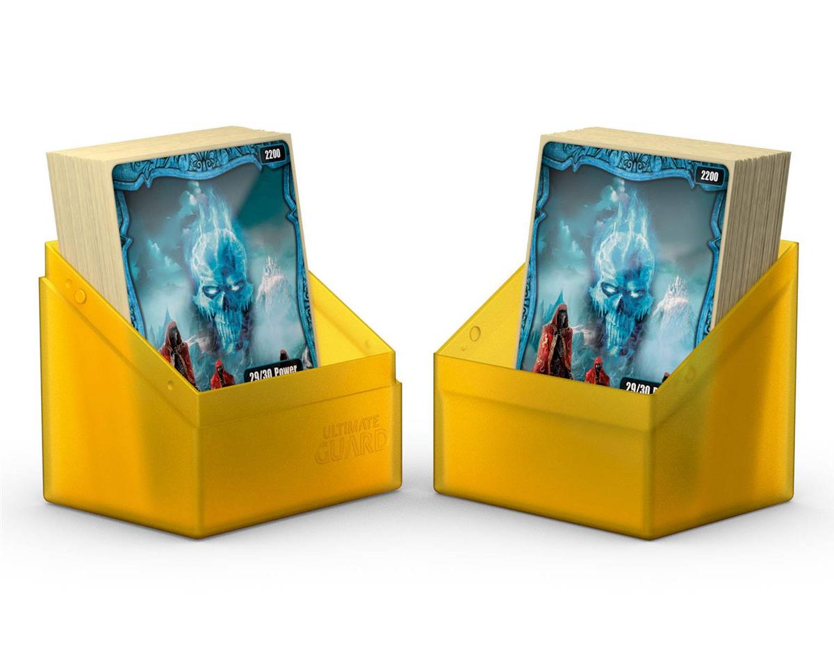 Ultimate Guard Boulder Deck Case 80+ Standard Size Amber