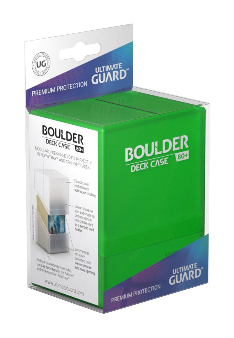 Ultimate Guard Boulder Deck Case 80+ Standard Size Emerald