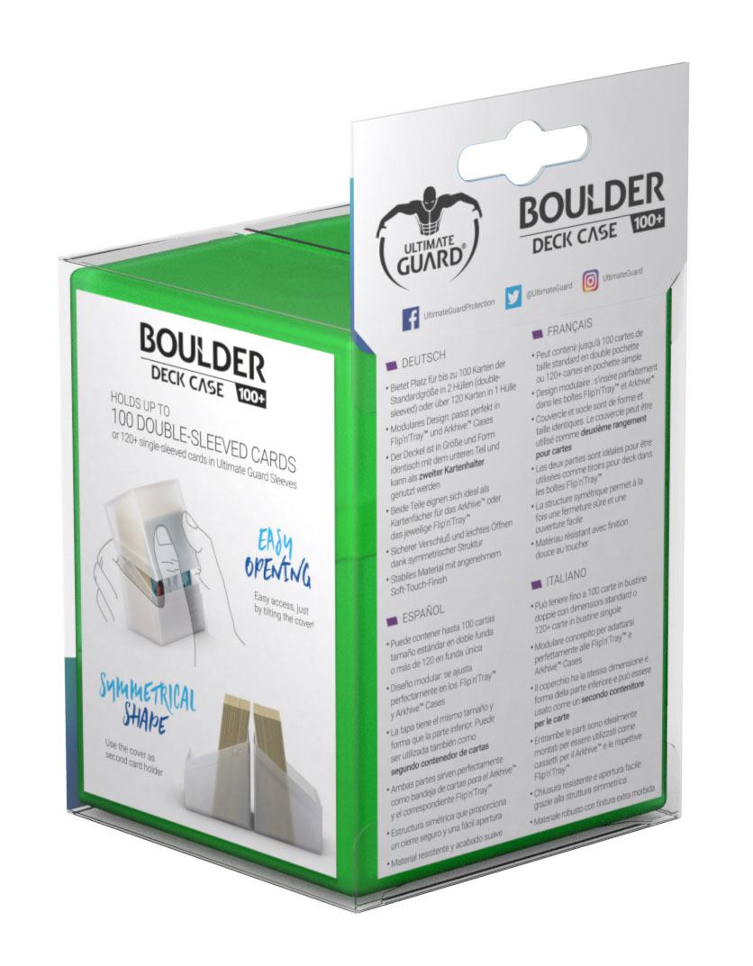 Ultimate Guard Boulder Deck Case 100+ Standard Size Emerald