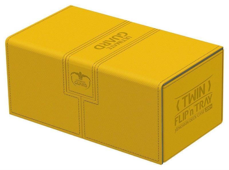 Ultimate Guard Twin Flip´n´Tray Deck Case 200+ Standardgröße XenoSkin Bernstein