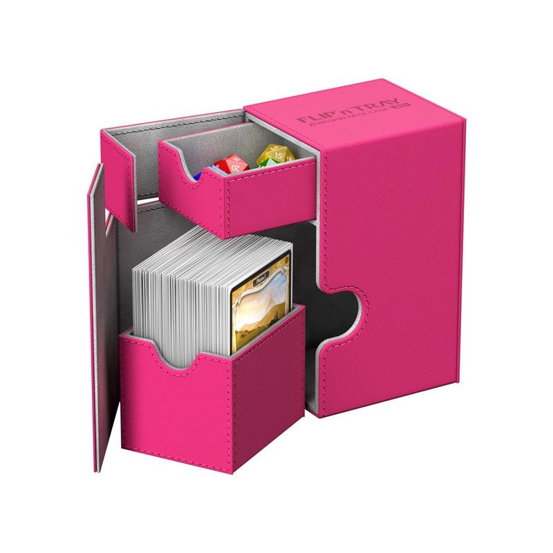 Ultimate Guard Flip´n´Tray Deck Case 80+ Standardgröße XenoSkin™ Pink
