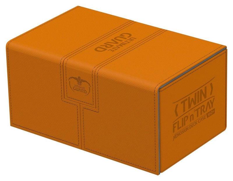 Ultimate Guard Twin Flip´n´Tray Deck Case 160+ Standard Size XenoSkin™ Orange