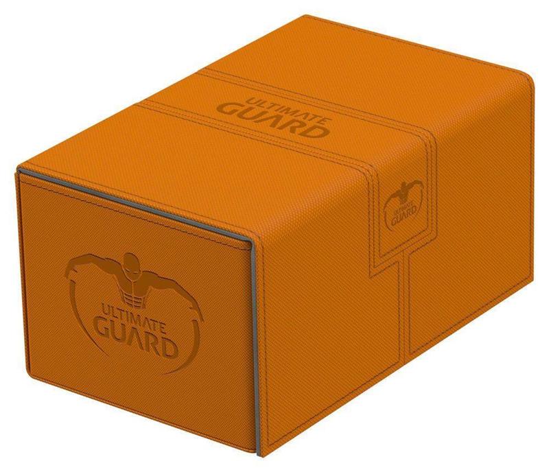 Ultimate Guard Twin Flip´n´Tray Deck Case 160+ Standard Size XenoSkin™ Orange