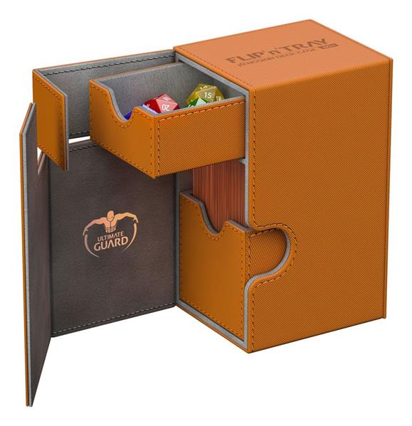 Ultimate Guard Flip´n´Tray Deck Case 80+ Standard Size XenoSkin Orange
