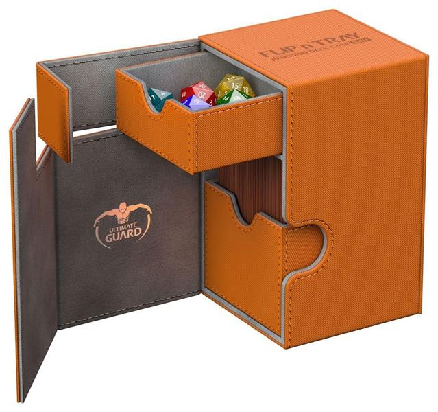 Ultimate Guard Flip´n´Tray Deck Case 100+ Standardgröße XenoSkin Orange