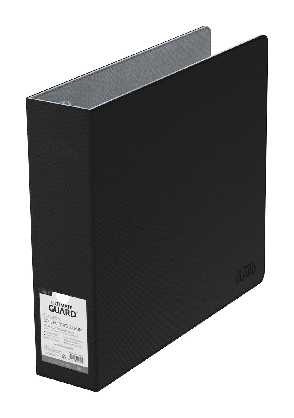Ultimate Guard Supreme Collector´s Album QuadRow™ 3-Ring XenoSkin™ Black