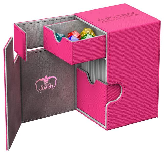 Ultimate Guard Flip´n´Tray Deck Case 100+ Standardgröße XenoSkin Pink