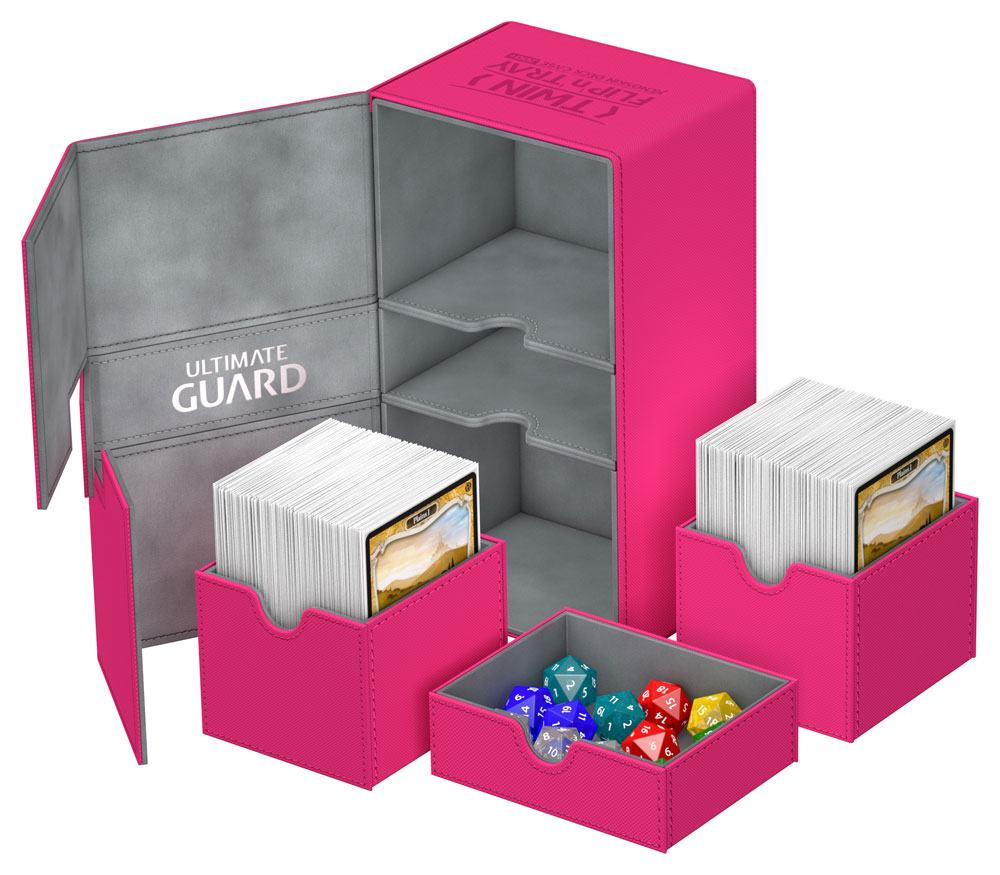 Ultimate Guard Twin Flip´n´Tray Deck Case 200+ Standard Size XenoSkin Pink