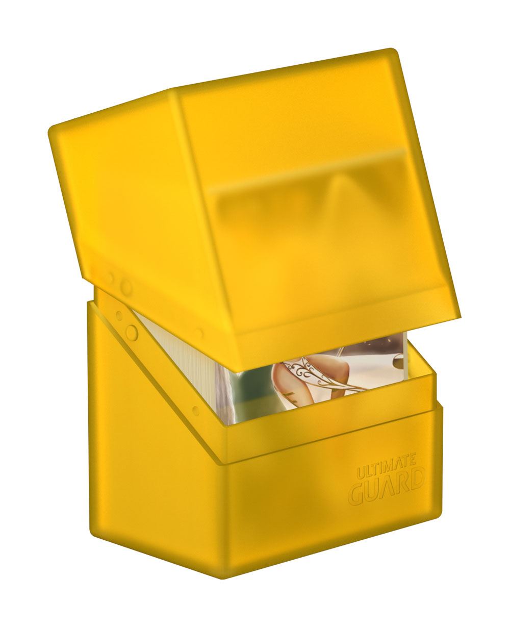 Ultimate Guard Boulder Deck Case 60+ Standard Size Amber