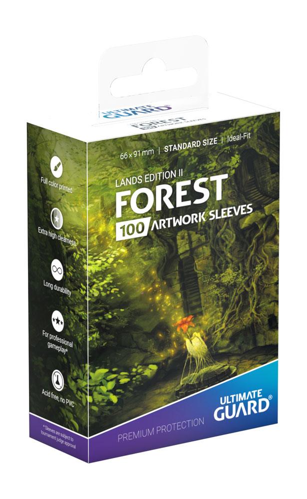 Ultimate Guard Printed Sleeves Standard Size Lands Edition II Forest (100)