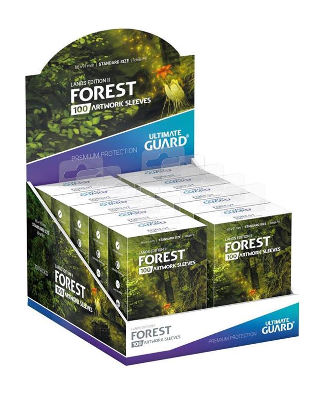 Ultimate Guard Printed Sleeves Standard Size Lands Edition II Forest (100)