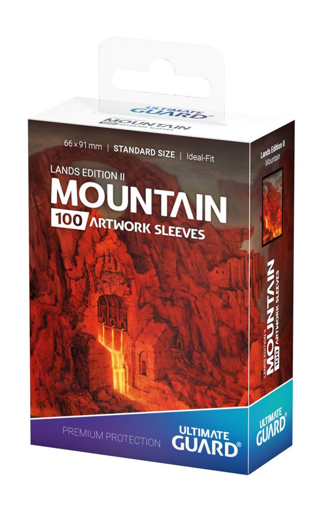 Ultimate Guard Printed Sleeves Standard Size Lands Edition II Mountain (100)