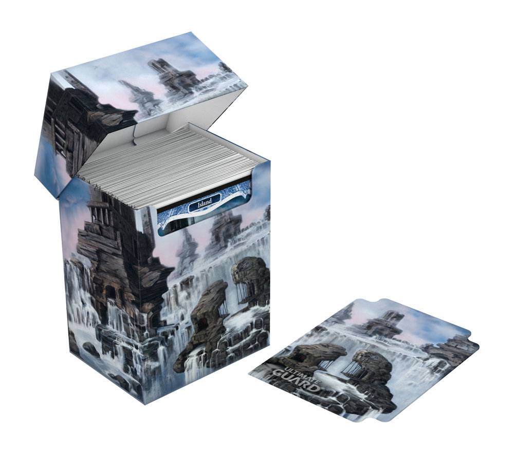 Ultimate Guard Basic Deck Case 80+ Standard Size Lands Edition II Island