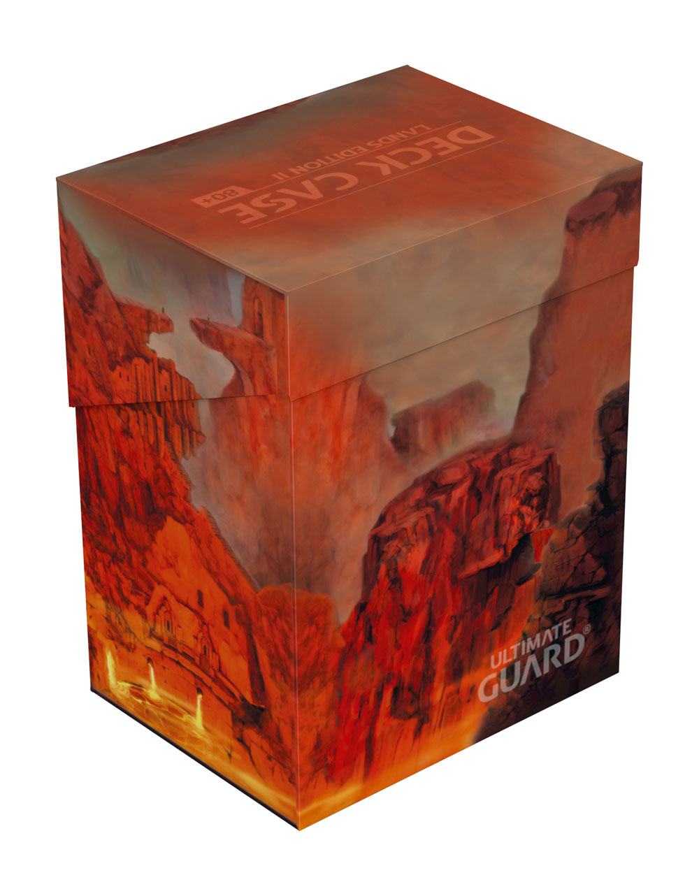 Ultimate Guard Basic Deck Case 80+ Standard Size Lands Edition II Mountain
