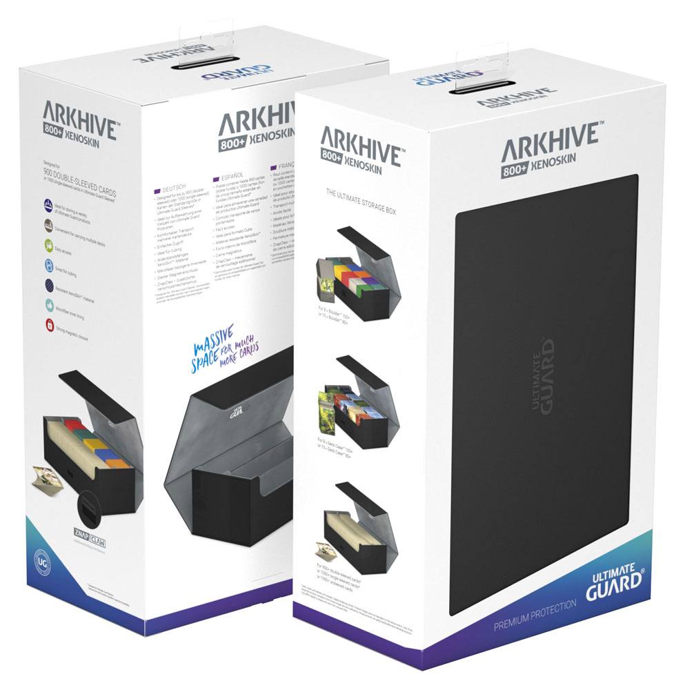 Ultimate Guard Arkhive™ 800+ Standard Size XenoSkin™ Black