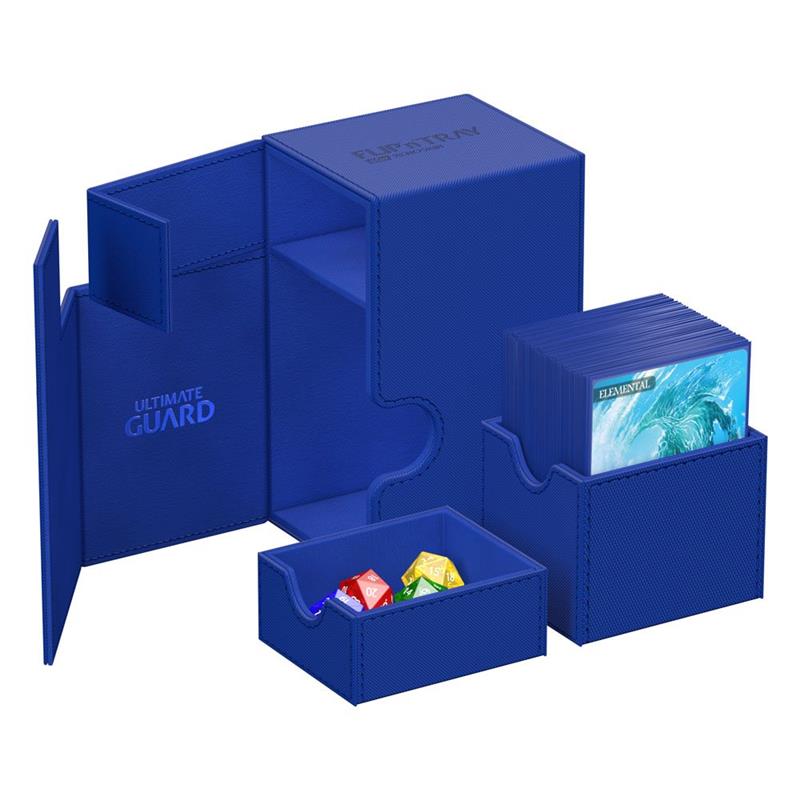 Ultimate Guard Flip`n`Tray 80+ XenoSkin Monocolor Blue